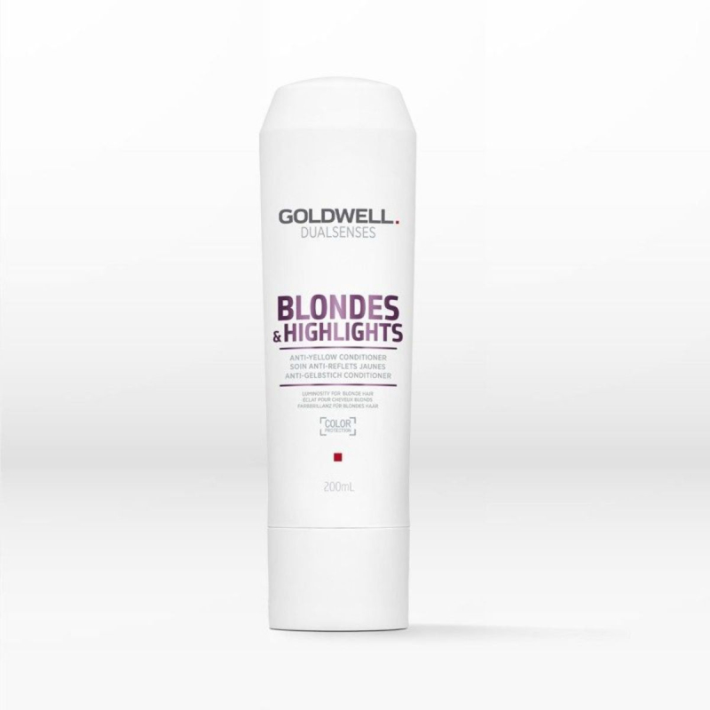 Goldwell Dualsenses Blondes & Highlights Anti Yellow Conditioner 200ml Κοντίσιονερ για ξανθά μαλλιά και μαλλιά με ανταύγειες