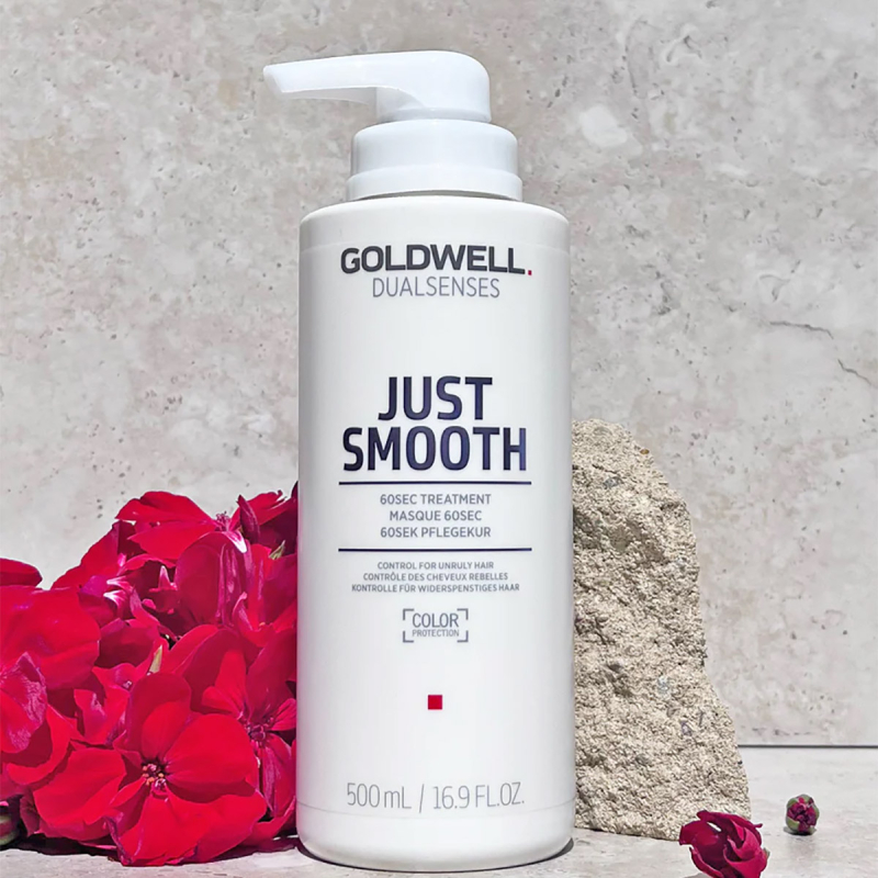 Goldwell Dualsenses Just Smooth 60sec Treatment Mask 500ml Μάσκα για Φριζαρισμένα Μαλλιά
