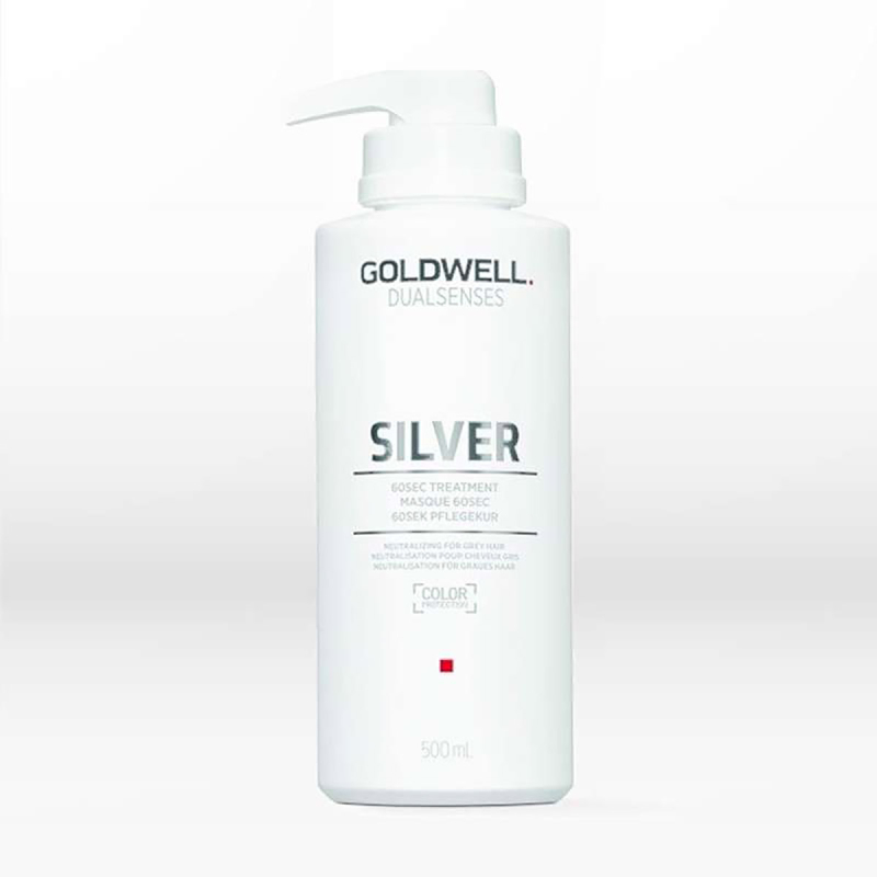 Goldwell Dualsenses Silver 60sec Treatment 500ml Μάσκα για Ξανθά Μαλλία 